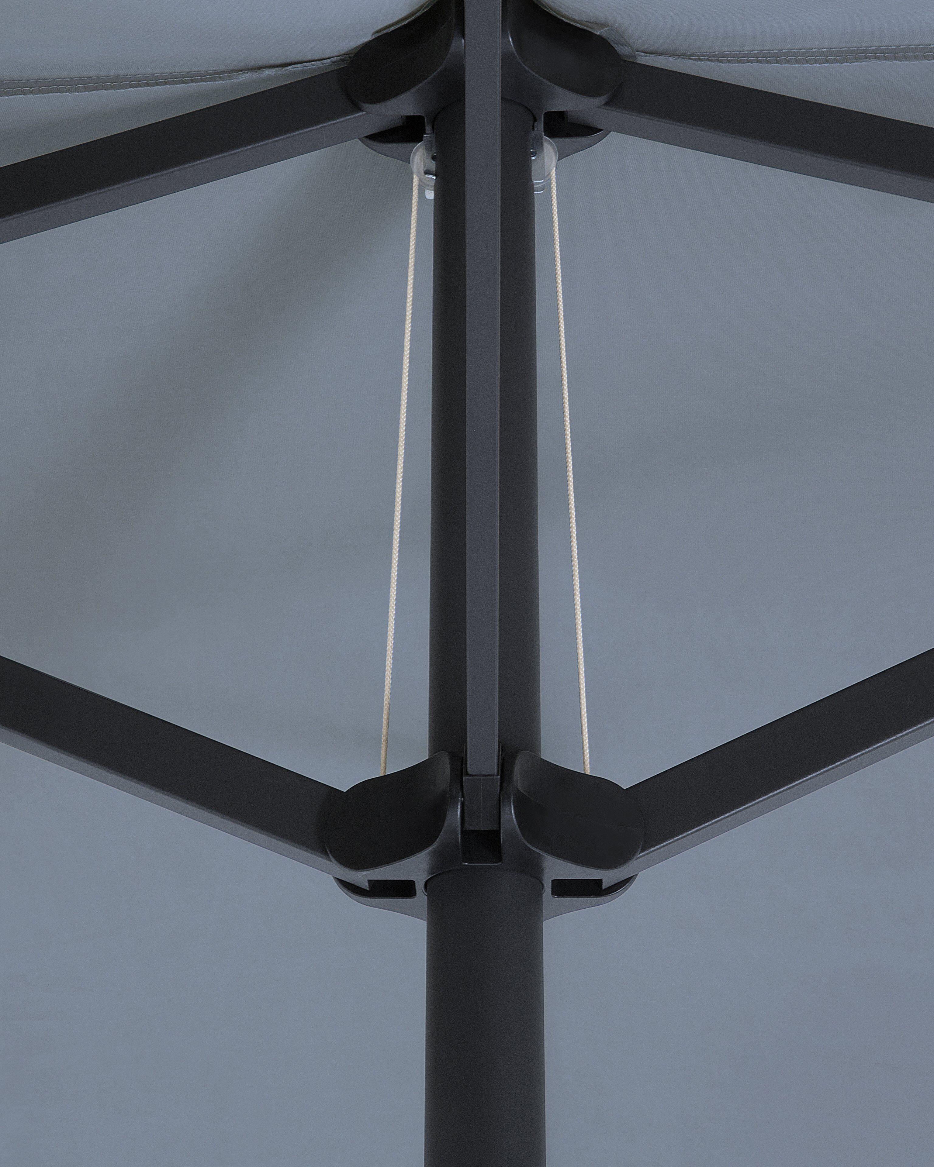 Parasol 460 cm SIBILLA Grijs