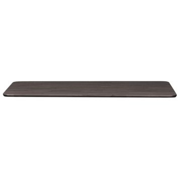 WOOOD tafelblad Tablo afgerond mid brown 24 mm 180x90 cm