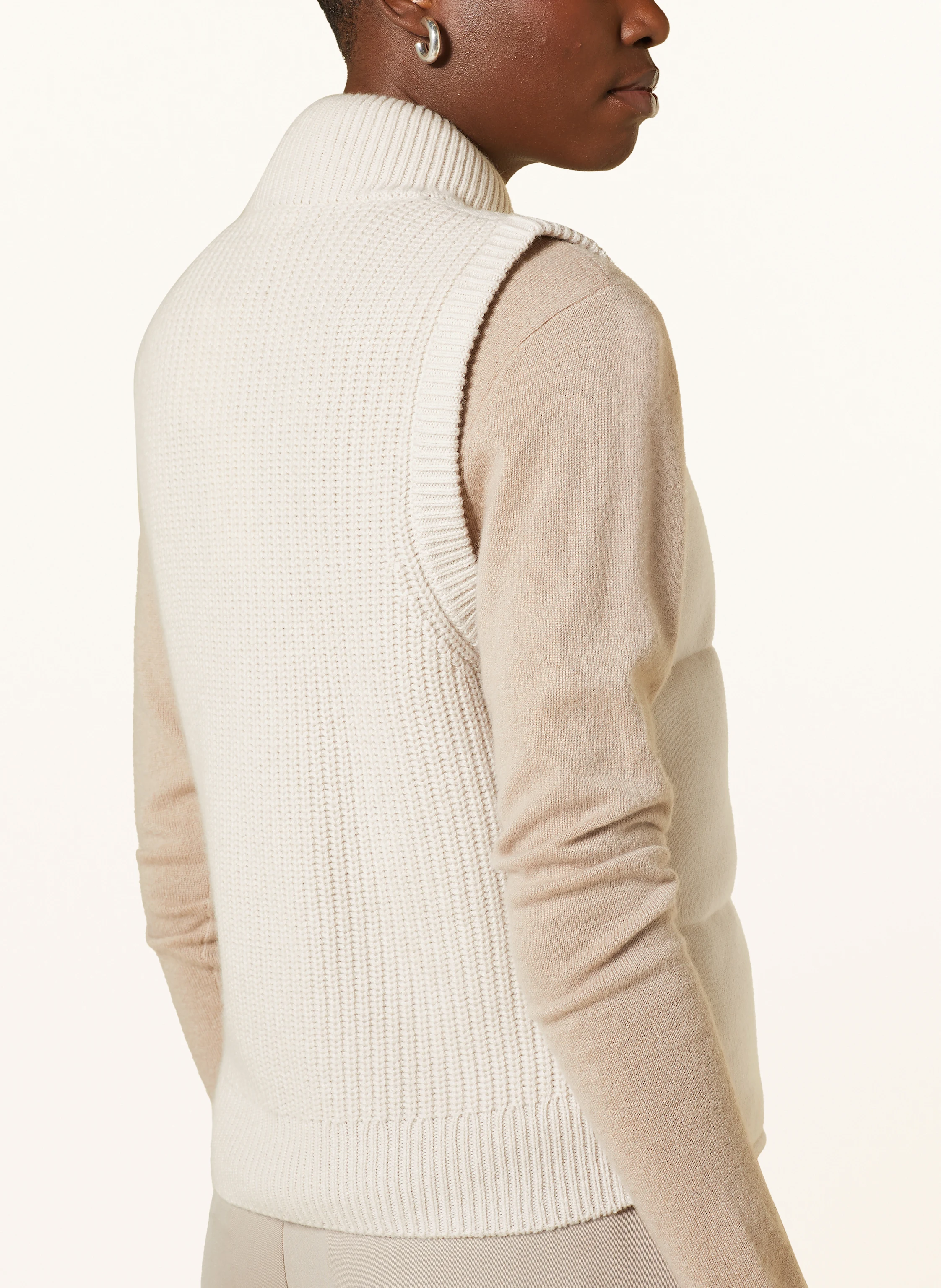 darling harbour Strickweste mit Cashmere
