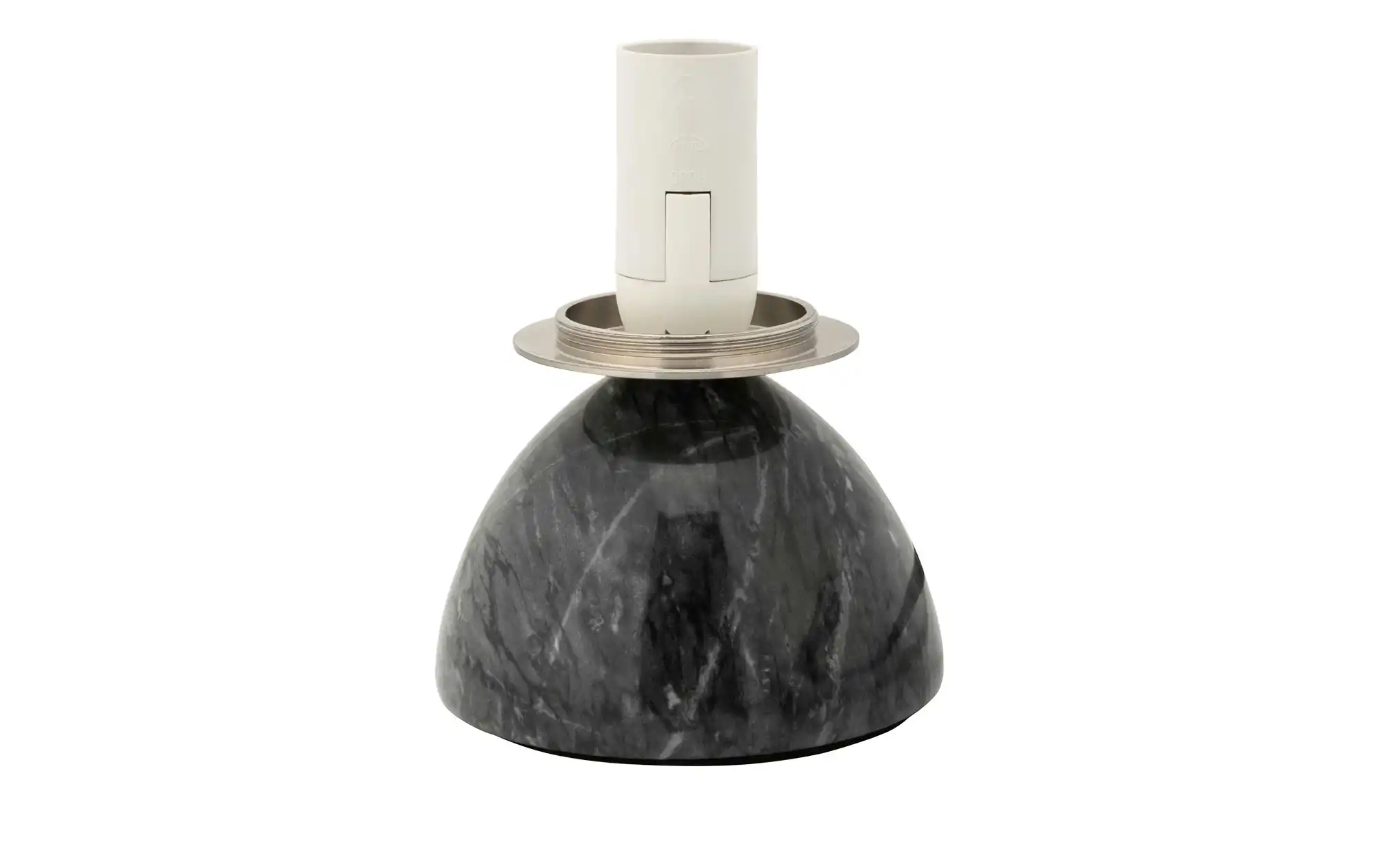 Tischleuchte, 1-flammig, Marmor/Glas