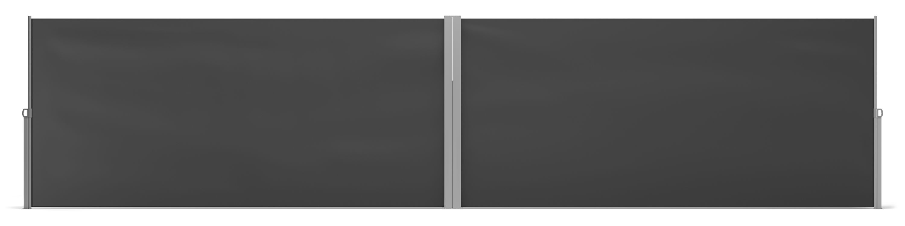 Doppelseitenmarkise VIA 180 x 800 cm anthrazit