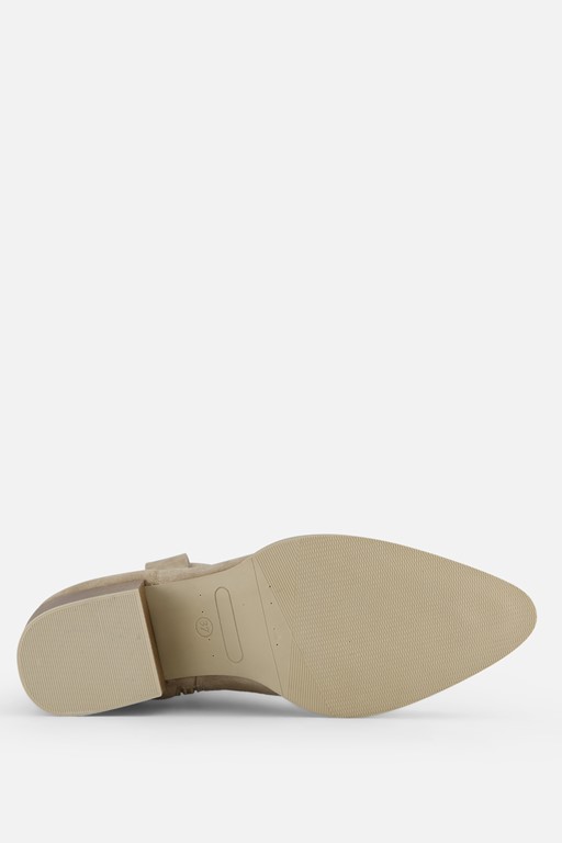 Linea Zeta Enkellaarsjes beige Suede