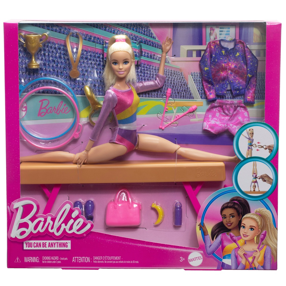 Barbie-Gymnastikpuppe und Spielset