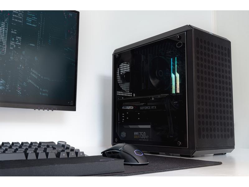 Cooler Master PC-Gehäuse Q300L V2 Schwarz Flexibel gestaltbarer Mini-Tower