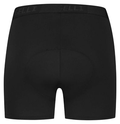 Sous-Short de Vélo Femme avec Peau Rogelli Noir