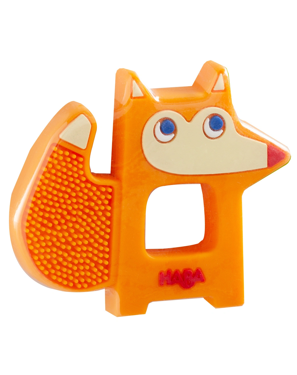 Silikon-Beißring FUCHS in orange