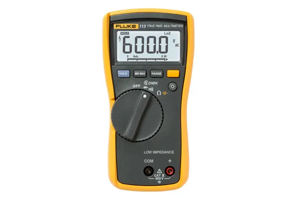 Fluke 113, LCD, 9 V, 404 g, 167,1 x 85,1 x 46 mm