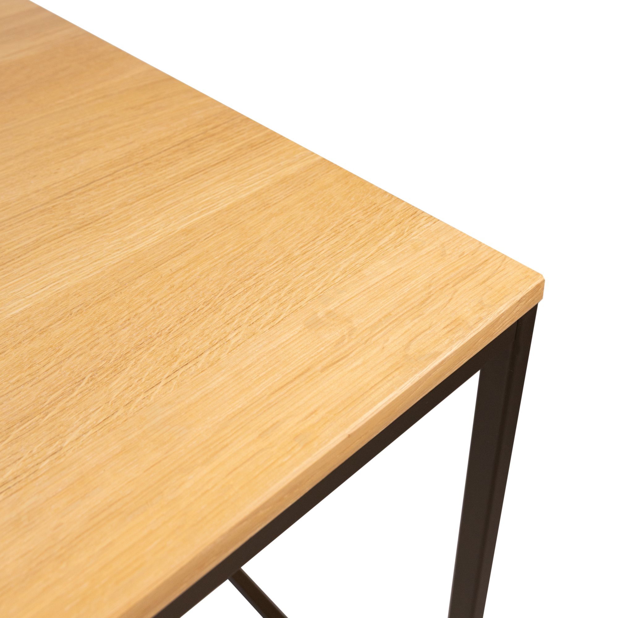 Eettafel Soho Anodic bruin/eiken 180x90 cm