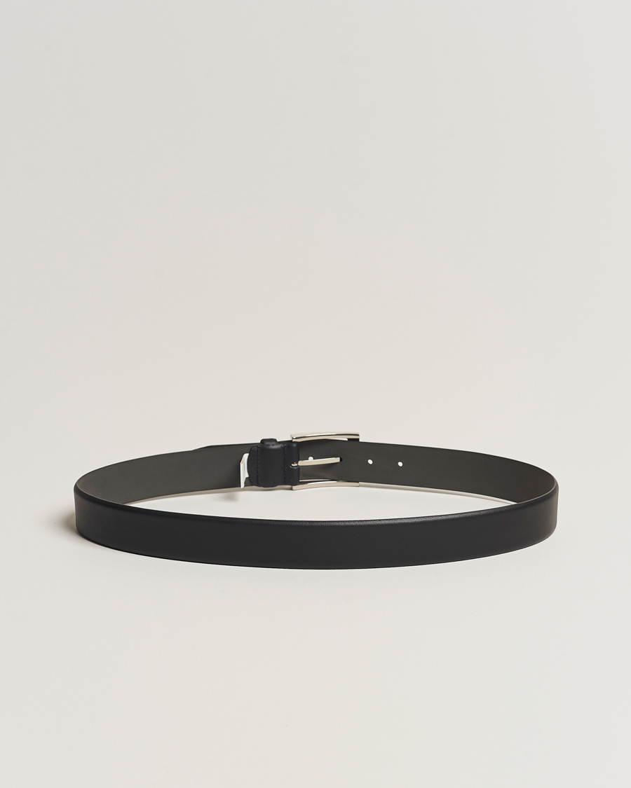Barnabie Leather Belt 3,5 cm Black
