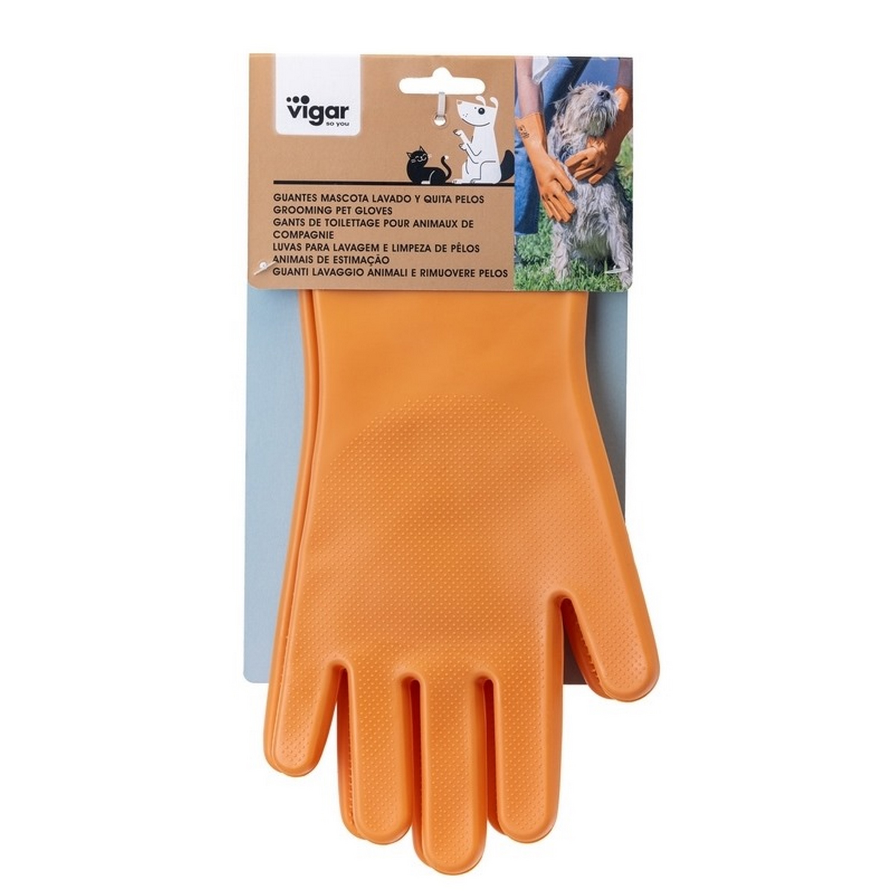 Luvas de silicone Pets Club
