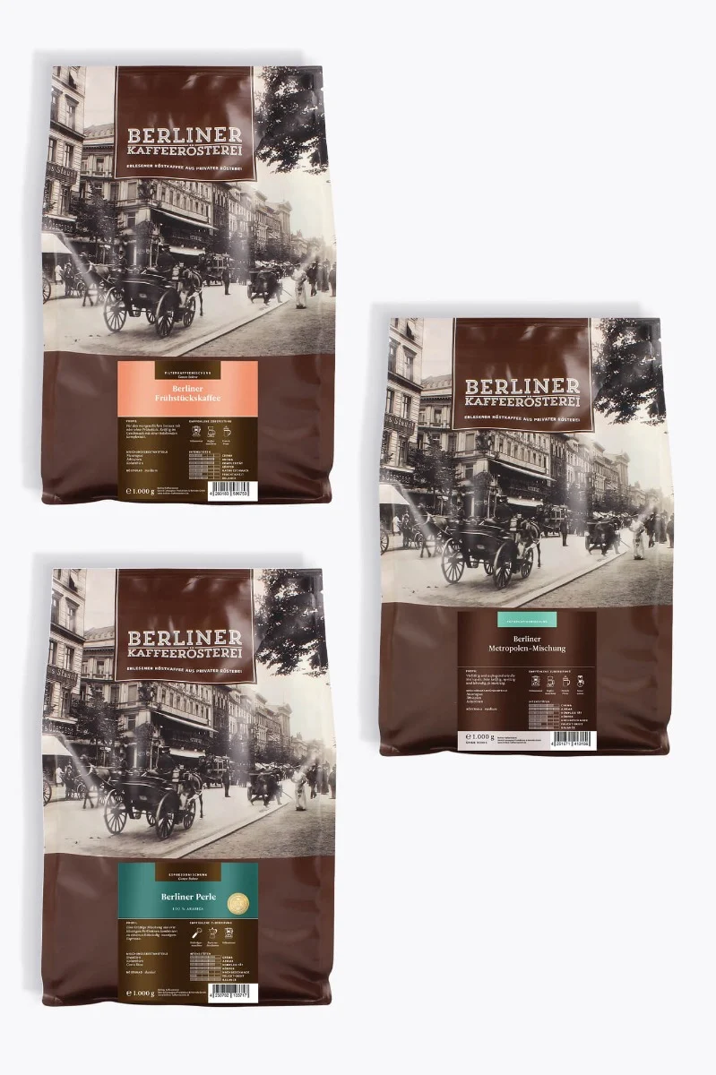 Berliner Kaffeerösterei Probierpaket 3kg