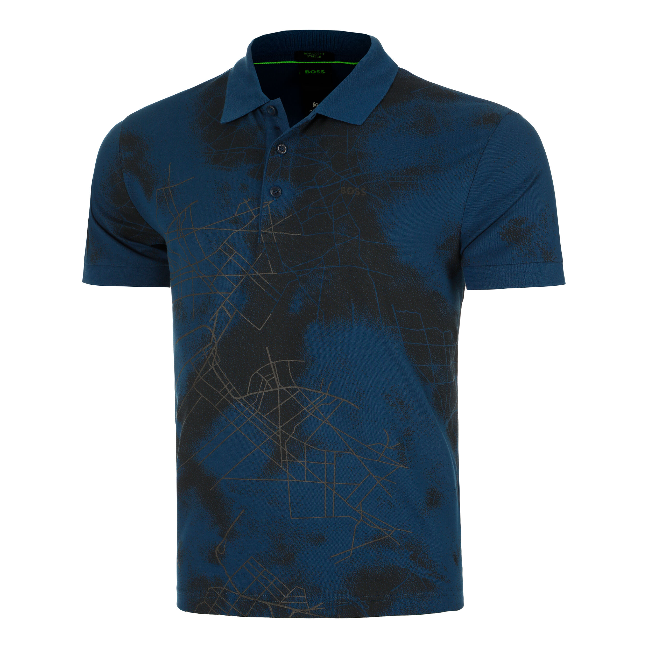 BOSS Paddy 3 Polo Hommes - Bleu Foncé