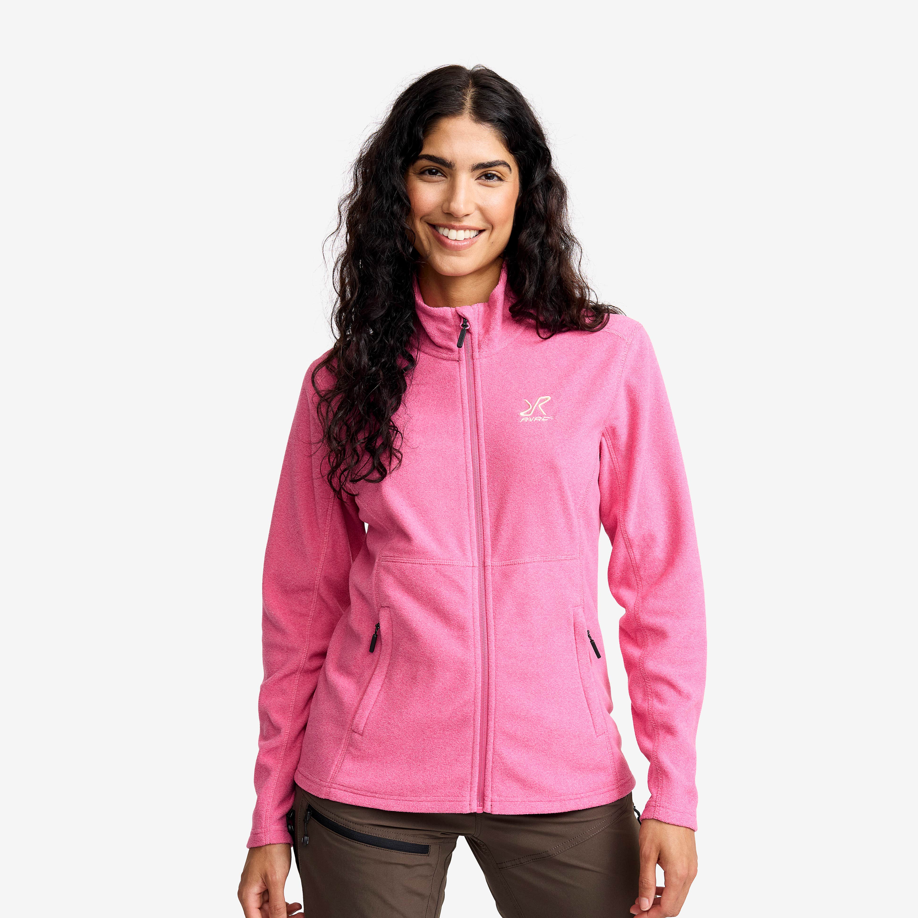 Essential Full-zip Fleece Dame Ibis Rose