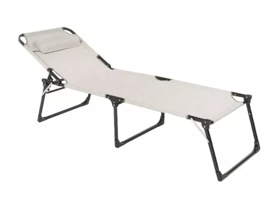 Bain de soleil pliant en aluminium transat de plage PINNACLE