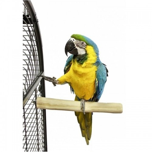 Poleiro grande para papagaio-de-java, marrom