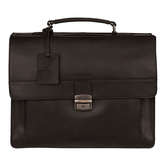 VINTAGE SCOTT BRIEFCASE 2-COMP .10 black