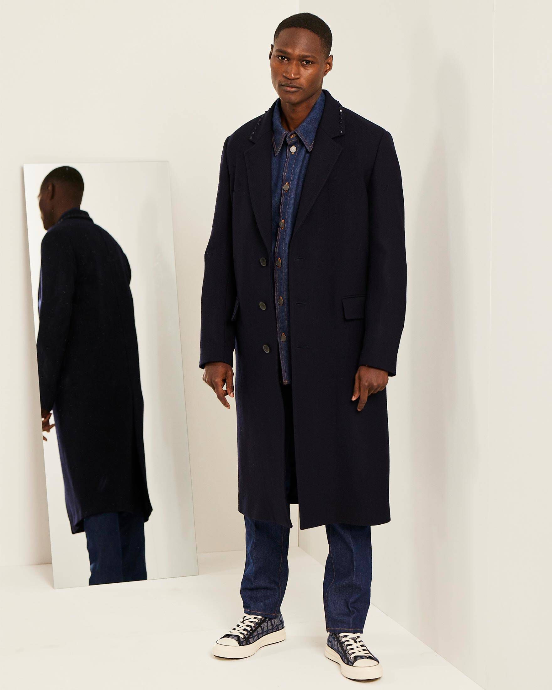 Valentino| Herren Wollmantel