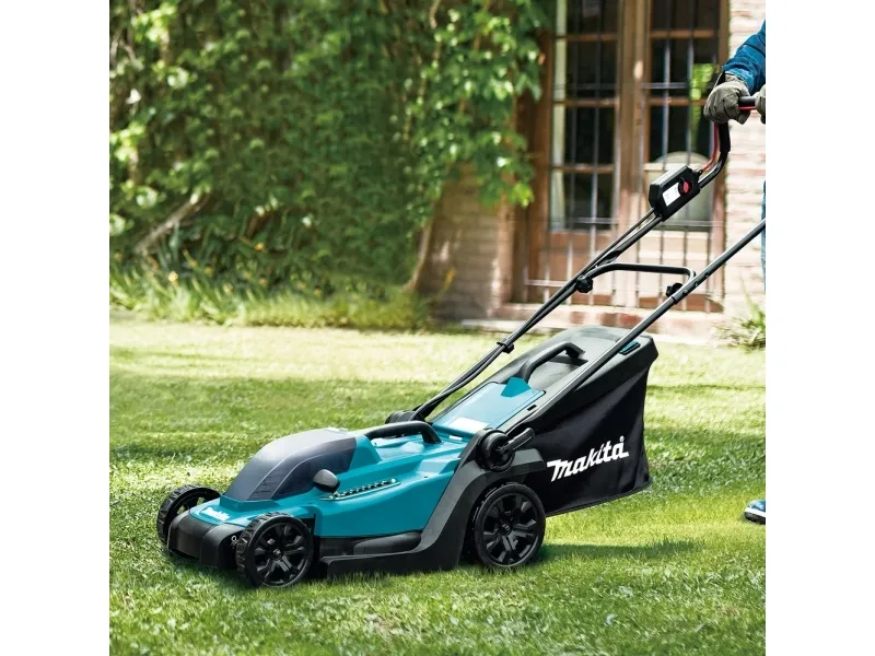 Makita DLM330RM - Græsslåmaskine - ledningfri - 18 V - 4 Ah inkluderet oplader - 4300 opm - 33 cm - 10.78 kg