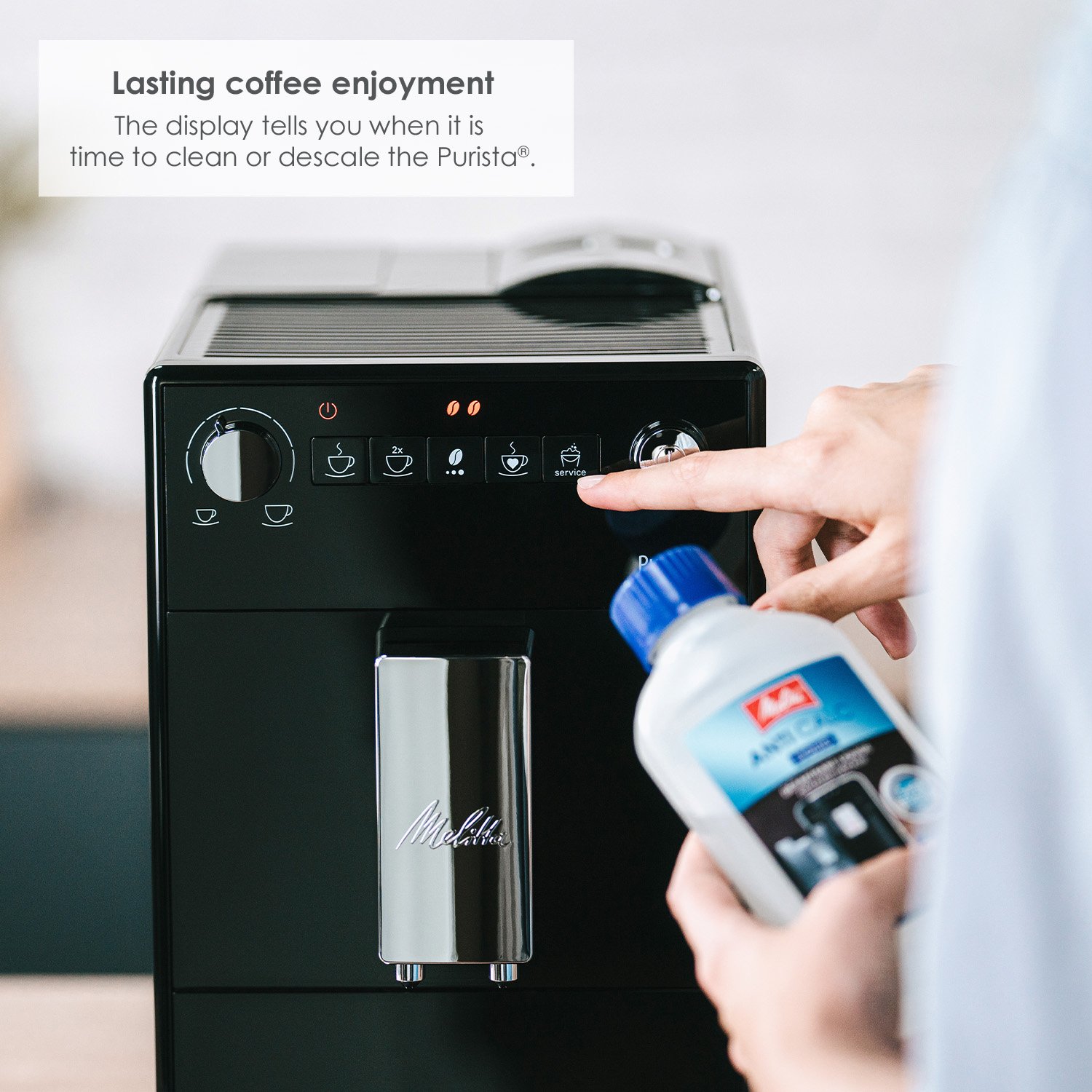 Purista®|Kaffeevollautomat Schwarz