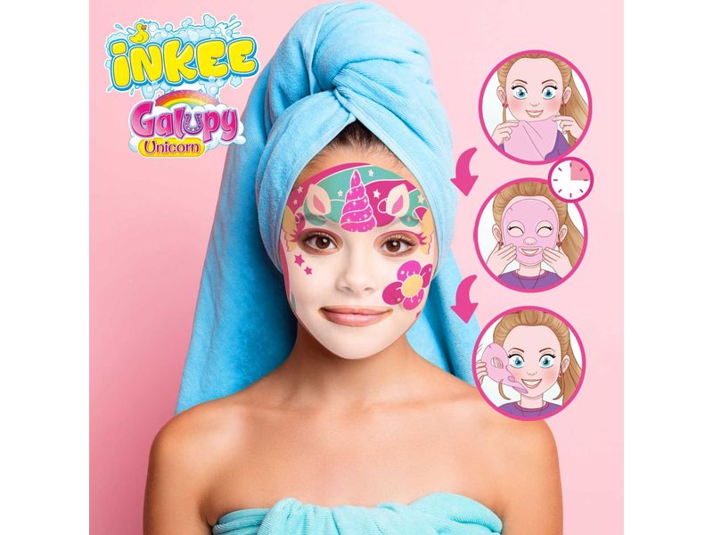 Craze Inkee Gesichtsmaske Galupy Unicorn Galupy Einhorn Gesichtsmaske
