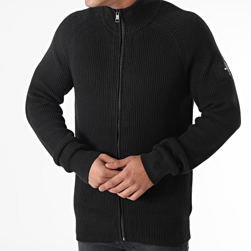 Veste Zippée Classic Rib 9557 Noir