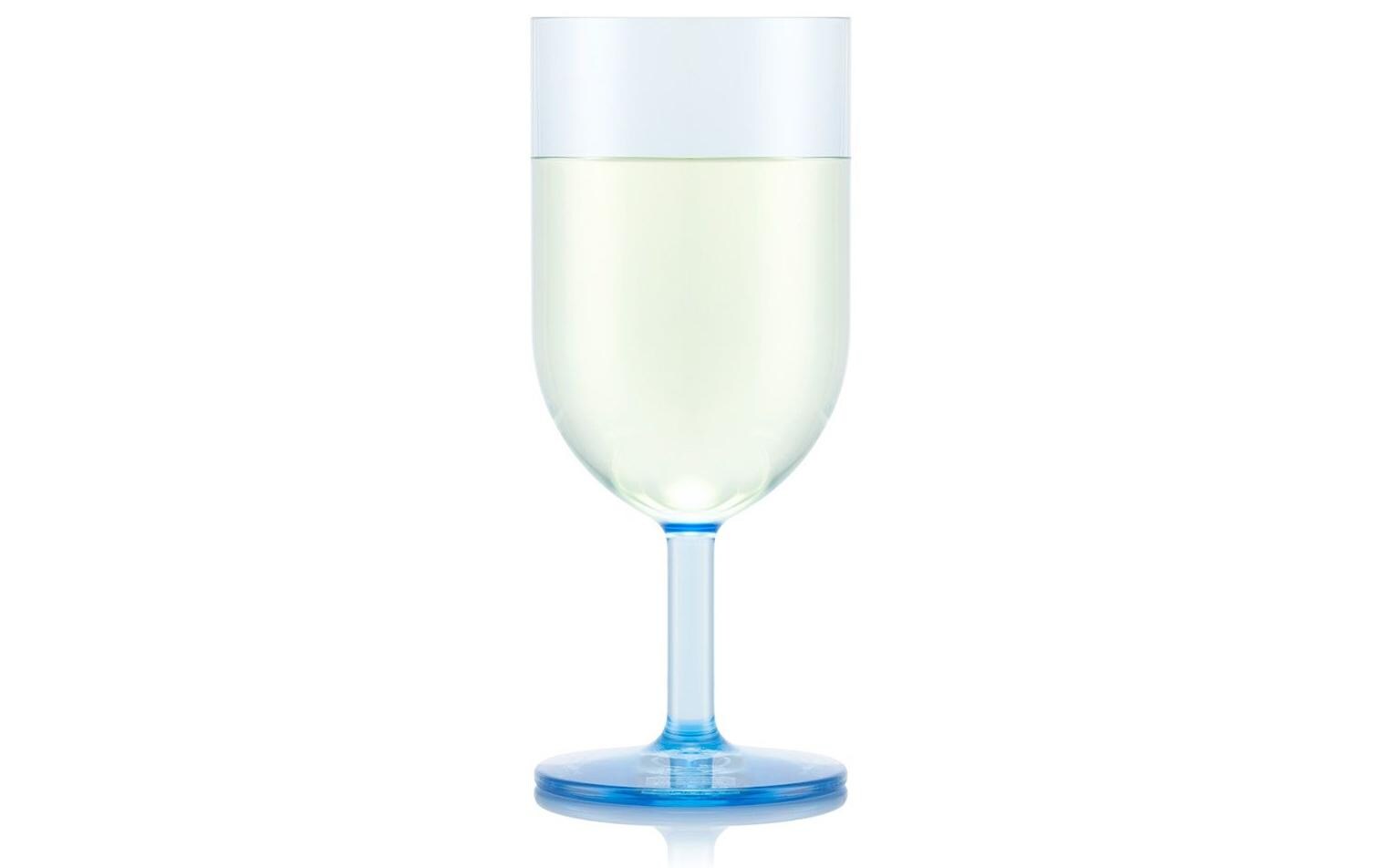 Outdoor-Weinglas Oktett 230 ml, Blau, 4 StückWeissweingläser für draussen