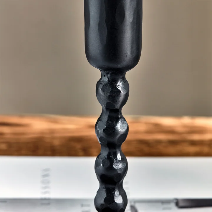 House Doctor - Mala Kerzenständer, Ø 6,5 x H 13.5 cm, schwarz