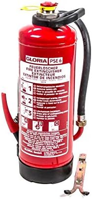 Gloria ABC-Pulver-Feuerlöscher PSE 6 GA, Schlagkopf, ÖNORM EN 3, Löschpulver 6 kg