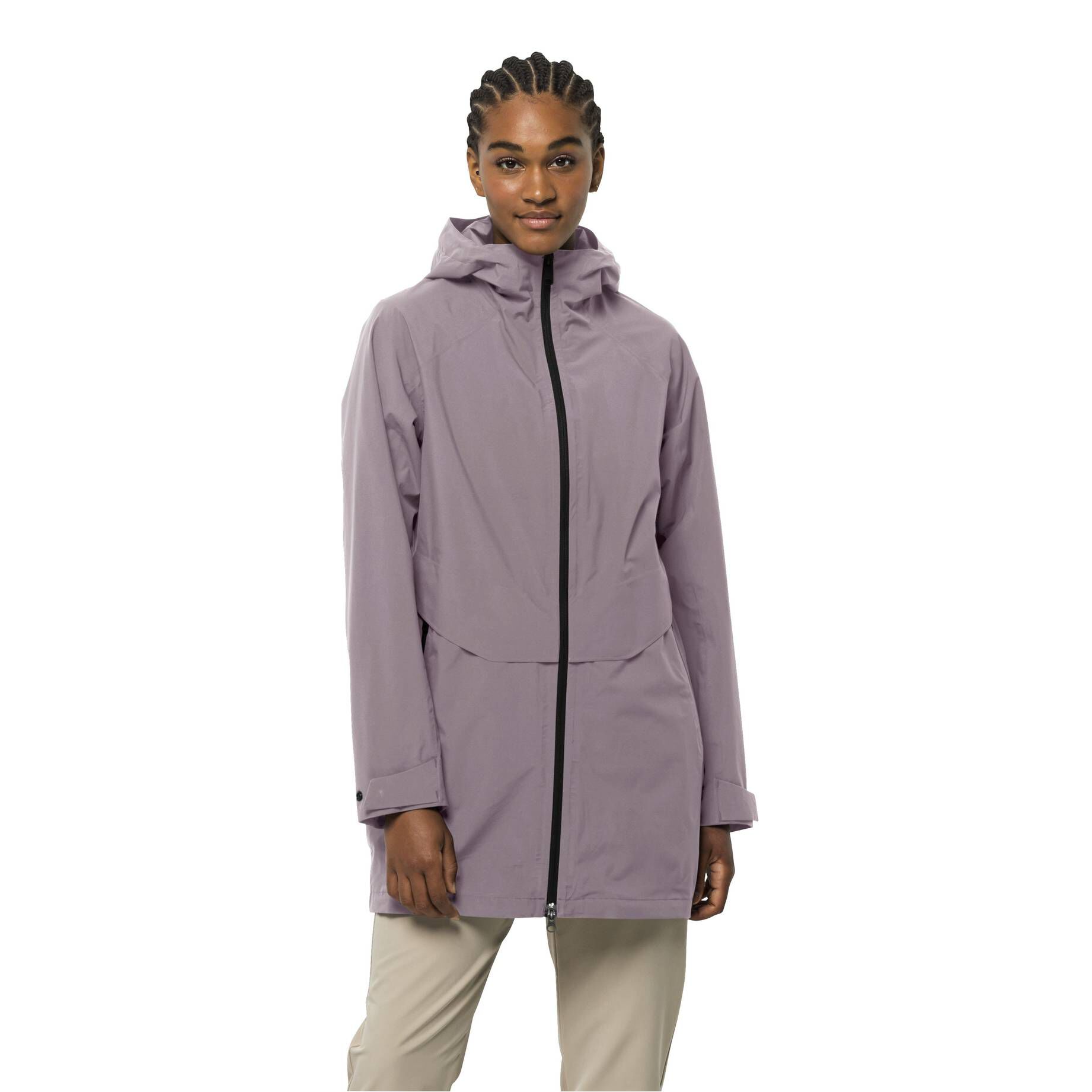 Jack Wolfskin| Damen Regenjacke MAINKAI LONG