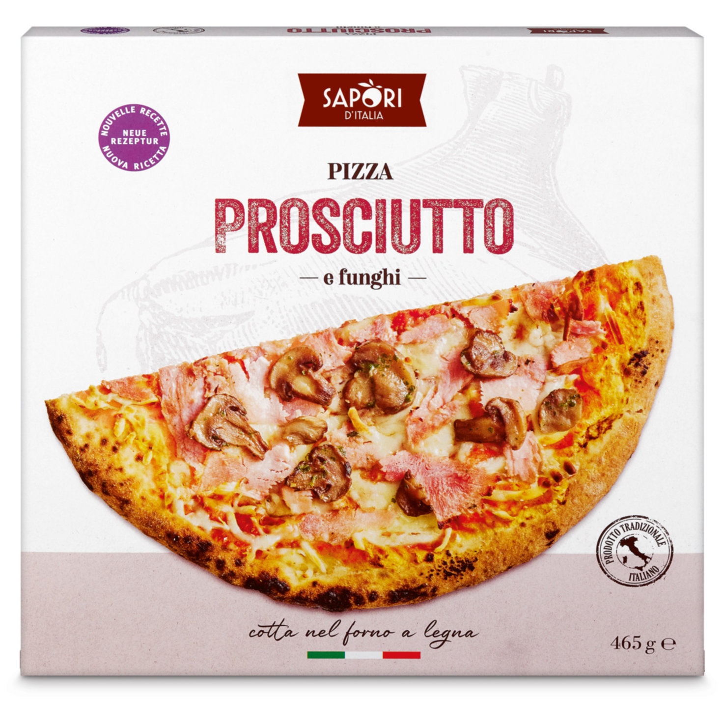 Sapori d'Italia Pizza Prosciutto e Funghi