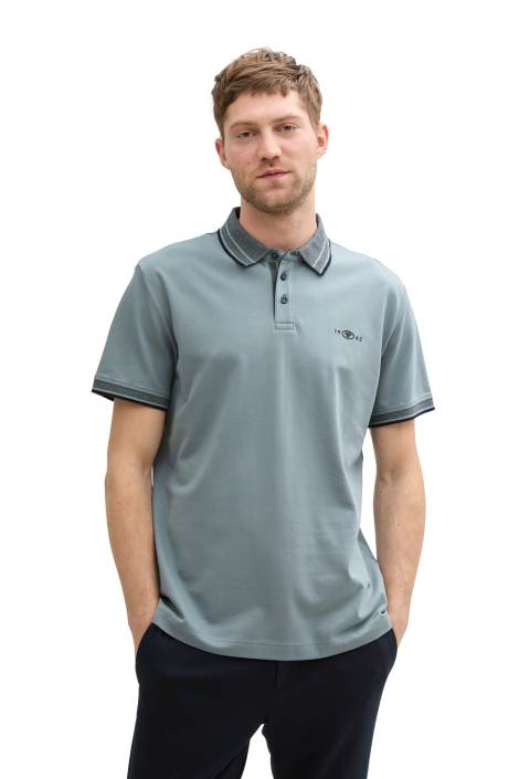 Tom Tailor blauwe heren polo