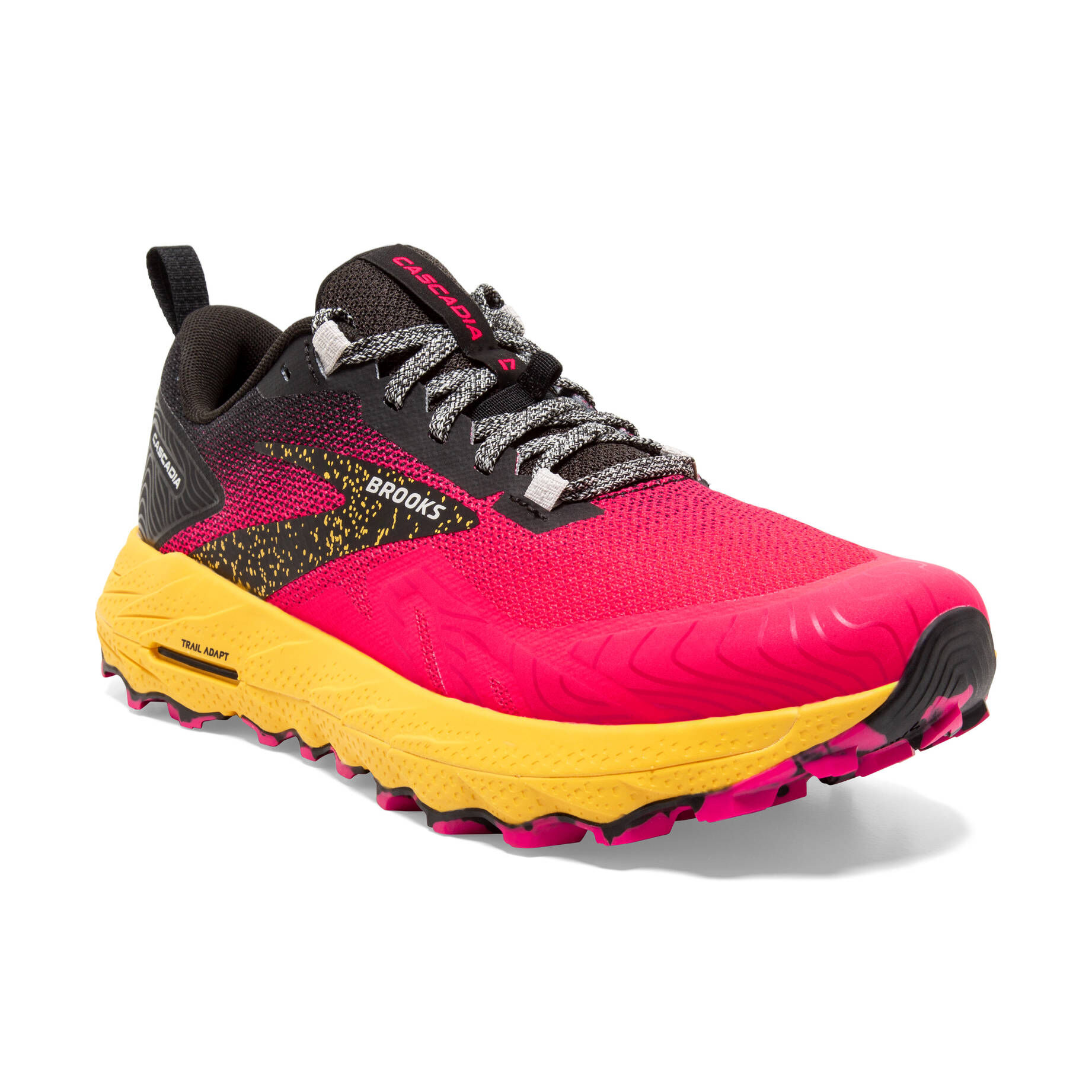 Brooks| Damen Trailrunningschuhe CASCADIA 17 schwarz/pink