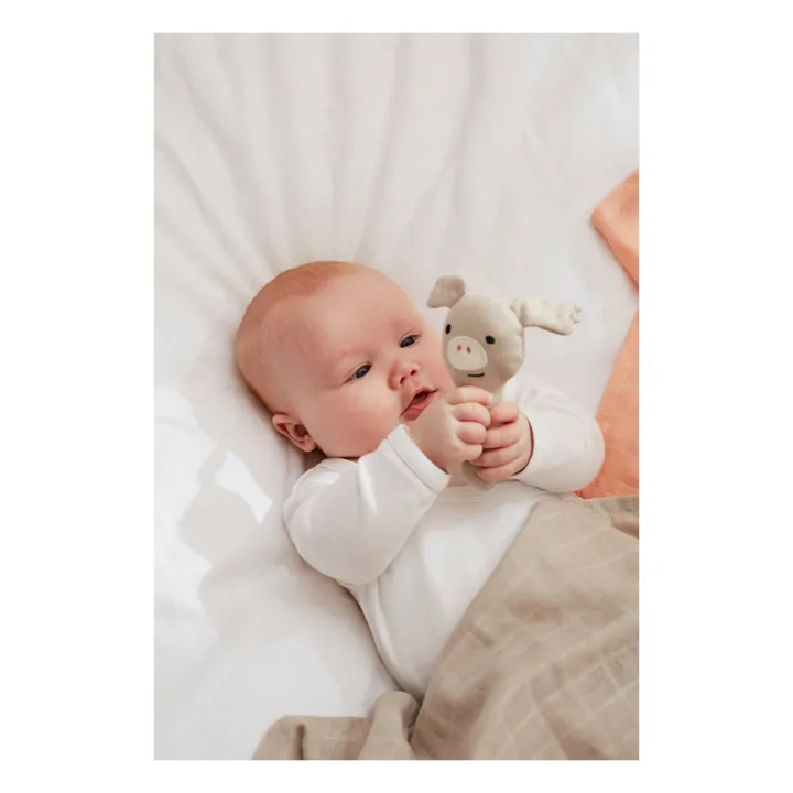Kid's Concept Hochet Bo | Gris souris