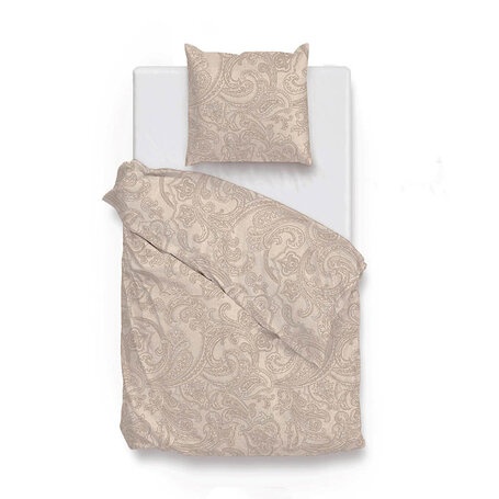 Dekbedovertrek Paisley di Lino - Sandy Beige