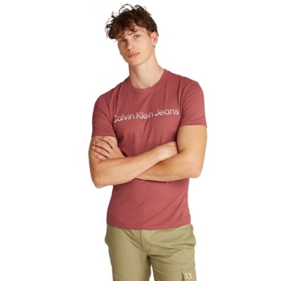 Tee-shirt à manches courtes homme Two Tone Institutional CALVIN KLEIN