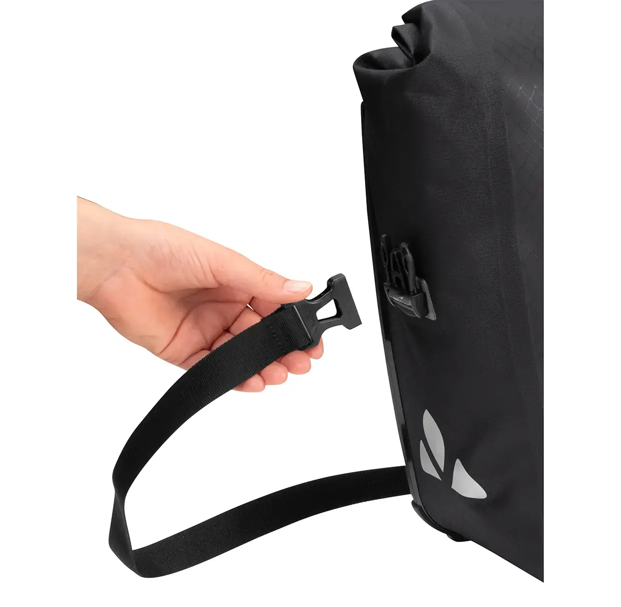VAUDE Aqua Front Voortassen Recycled Zwart