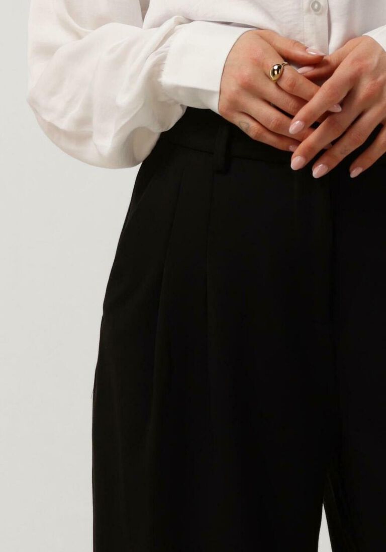 MSCH COPENHAGEN zwarte msch copenhagen wijde broek mschhenrika hw pants