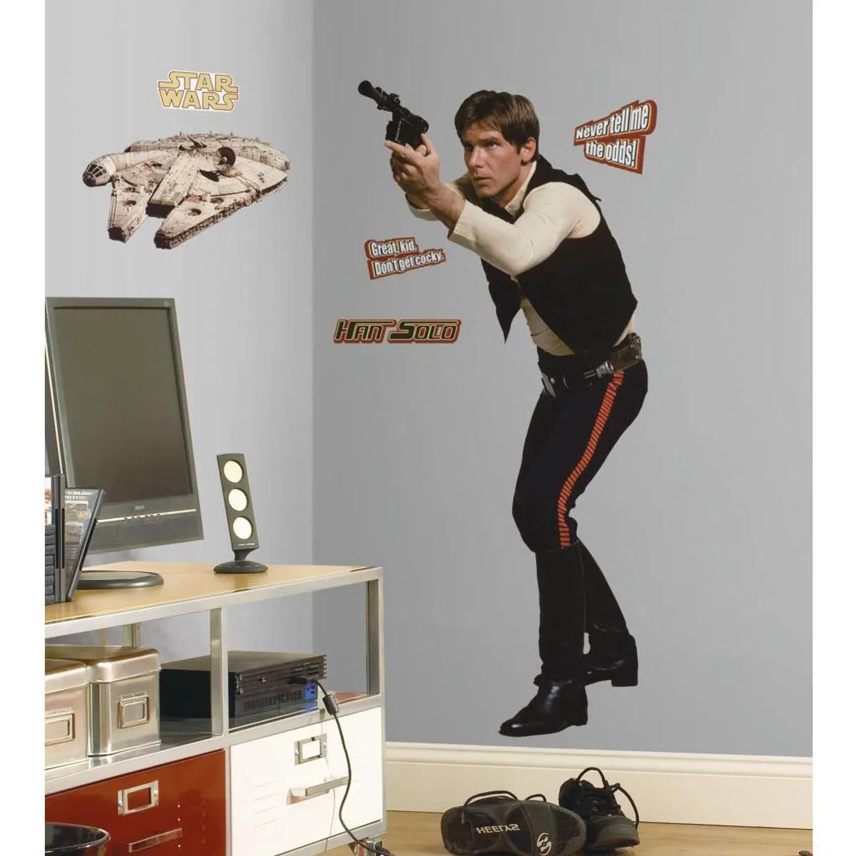 TheDecoFactory Star Wars Han Solo - Stickers géants