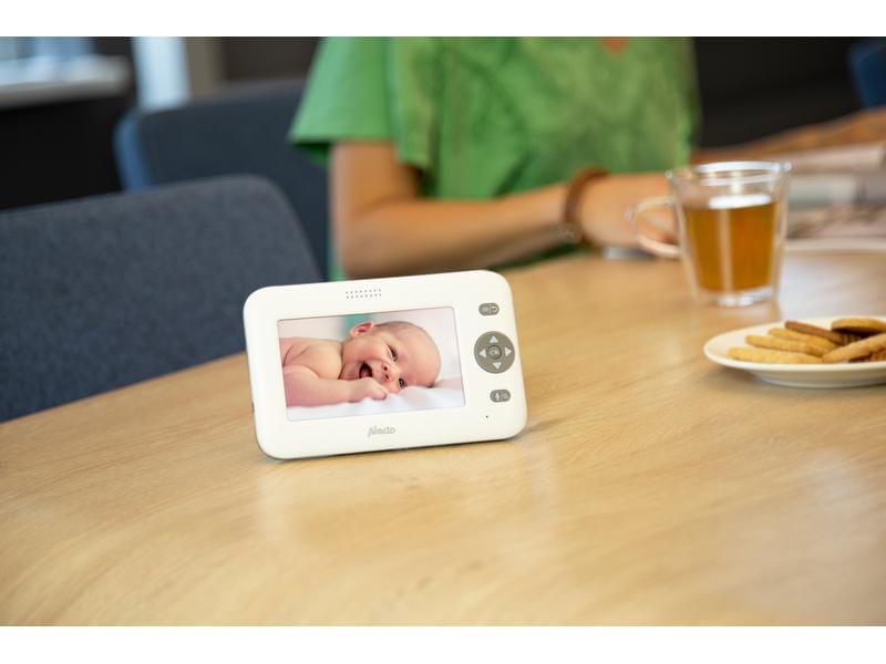 Alecto Babyphone DVM-140 mit Kamera Video-Babyphone mit 4.3 Zoll Farbdisplay