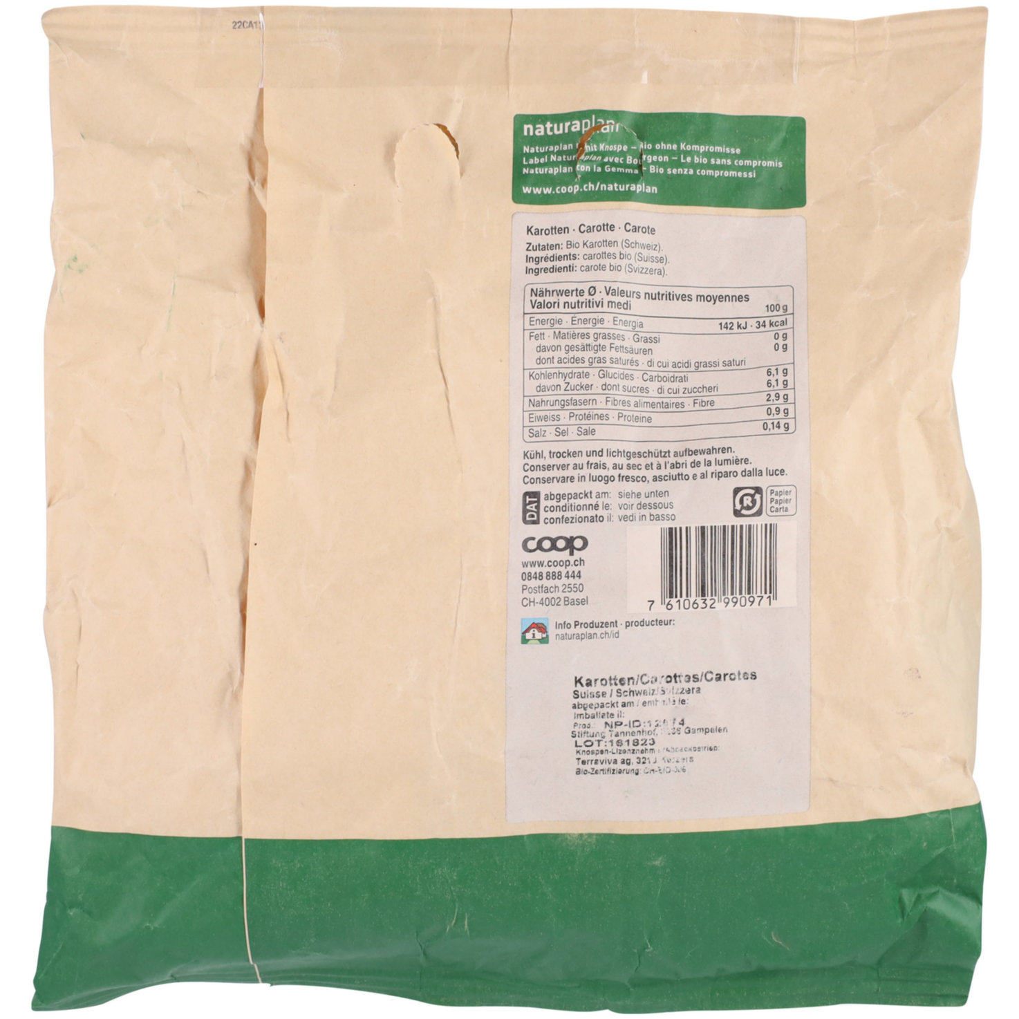 Naturaplan Bio Karotten -