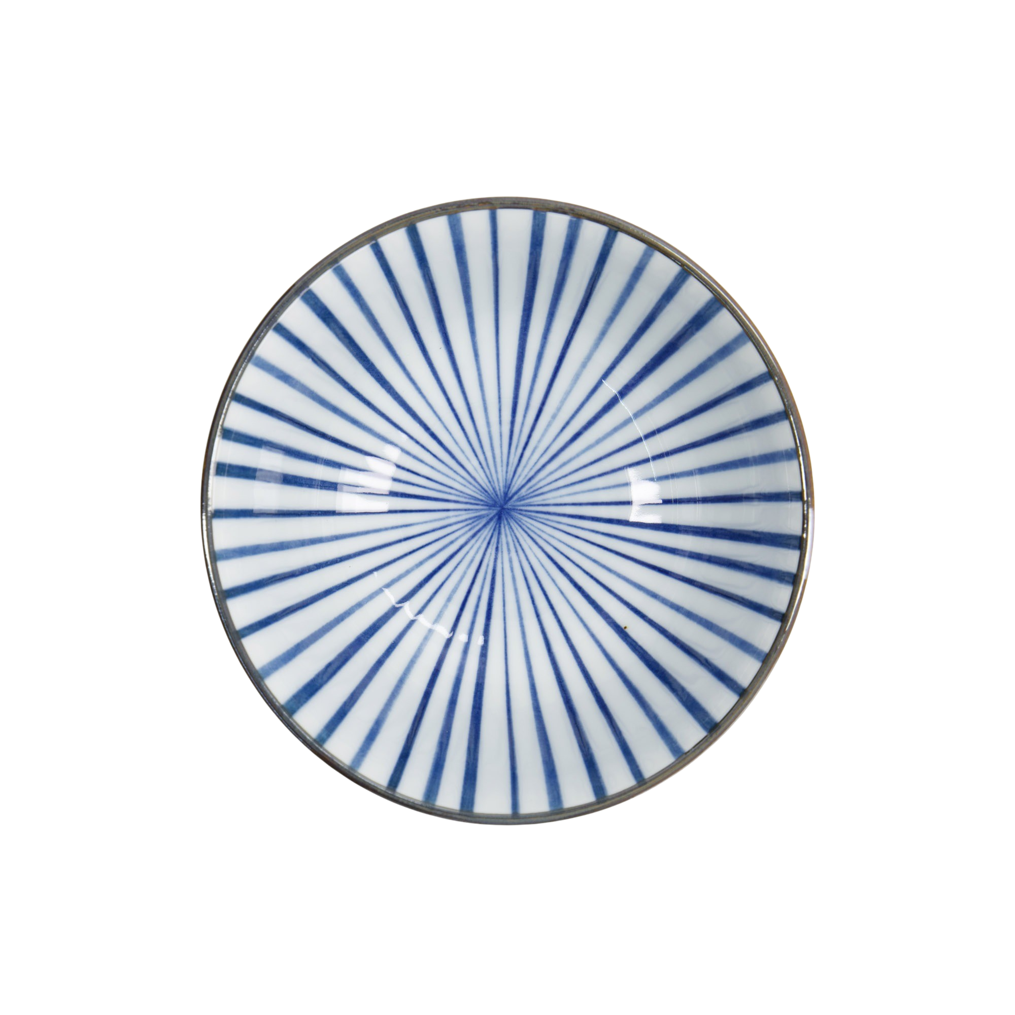 Tokyo Design Studio  Natsu Tokusa Tayo skål, blå/hvid - Ø15,2 cm.