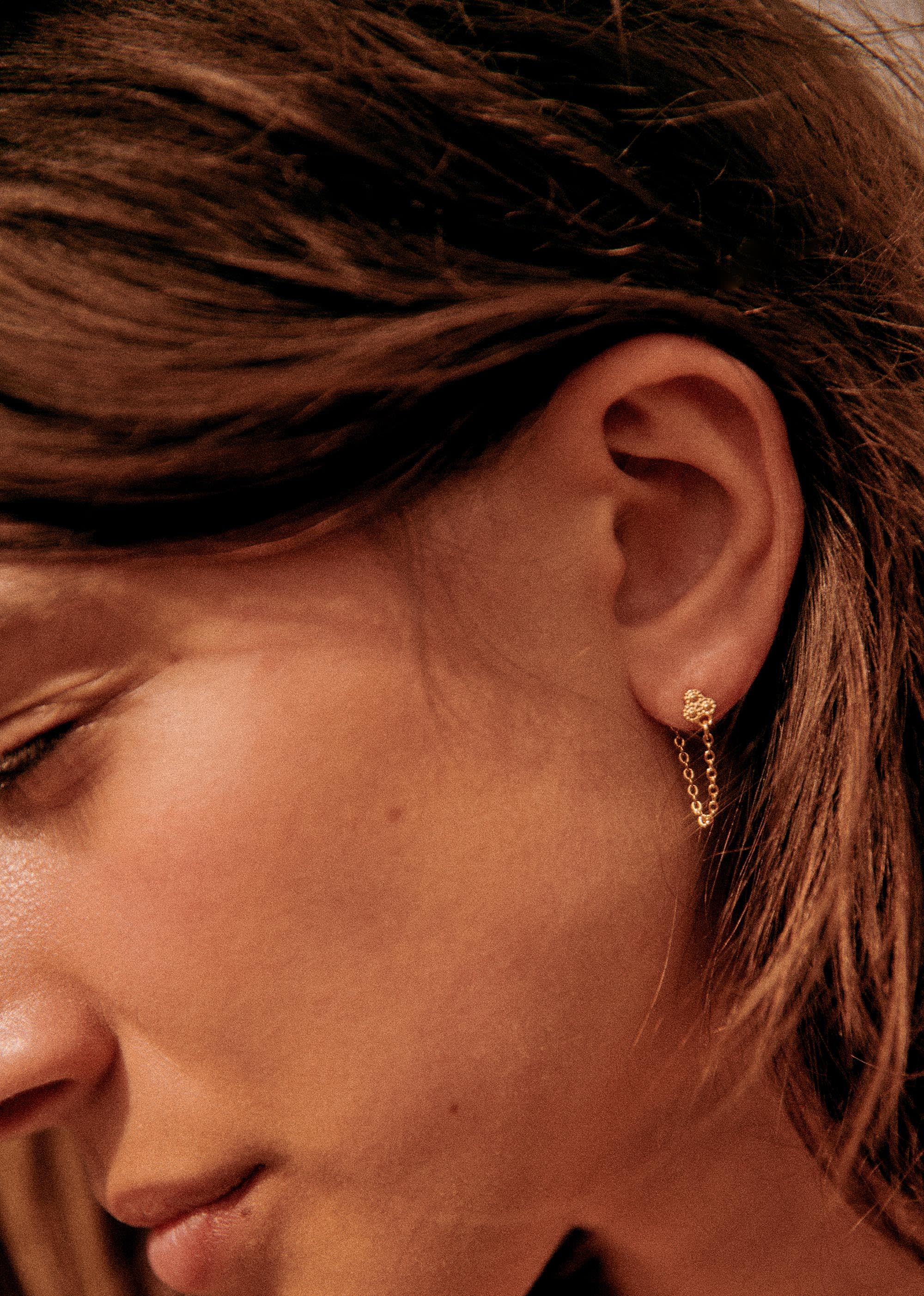 Boucle d'oreille Angele - Doré - E-SHOP/BIJOUX Boucles d'Oreilles 5905805