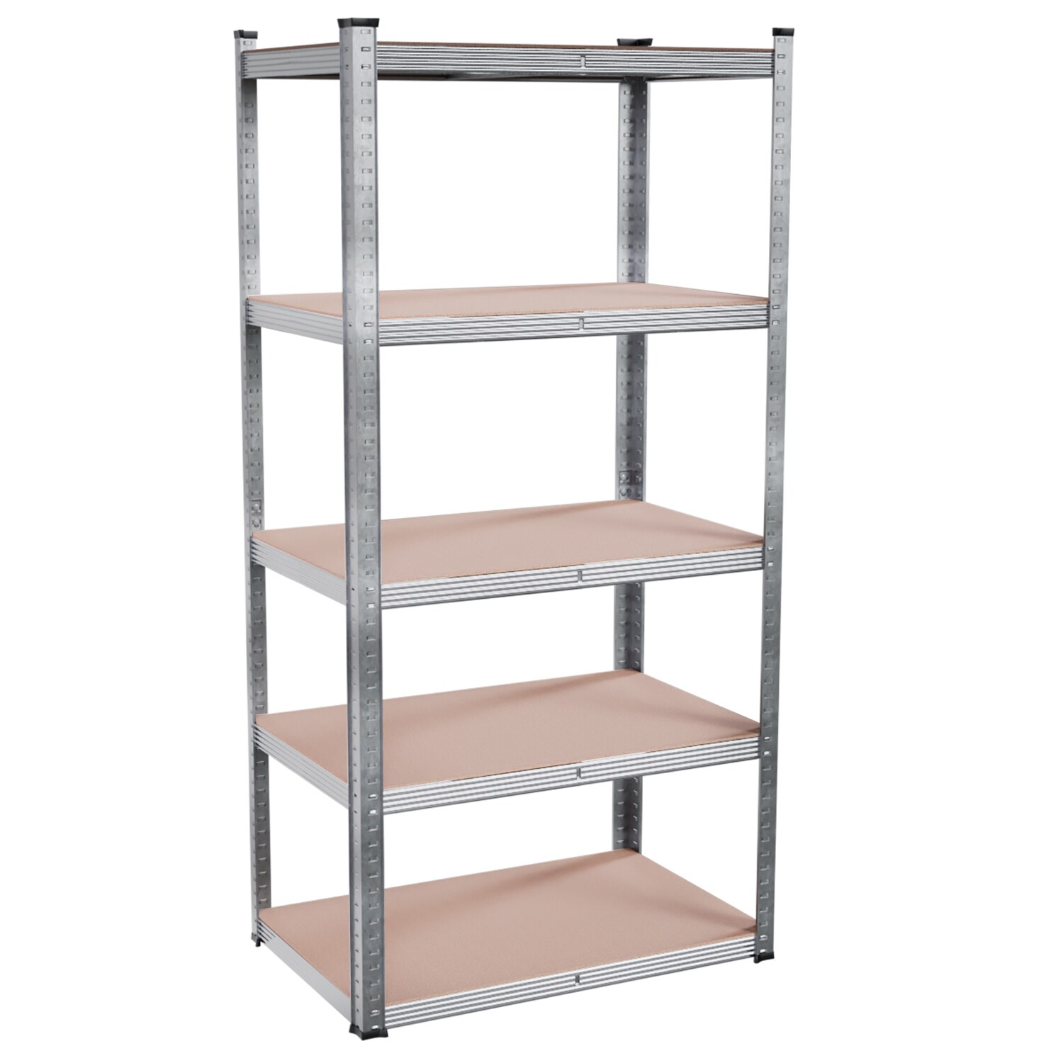 TroniTechnik® Schwerlastregal, Kellerregal, Lagerregal, 40 x 90 x 180 cm, Regal mit Stahlgestell, bis 875 kg, 5 Ablagen