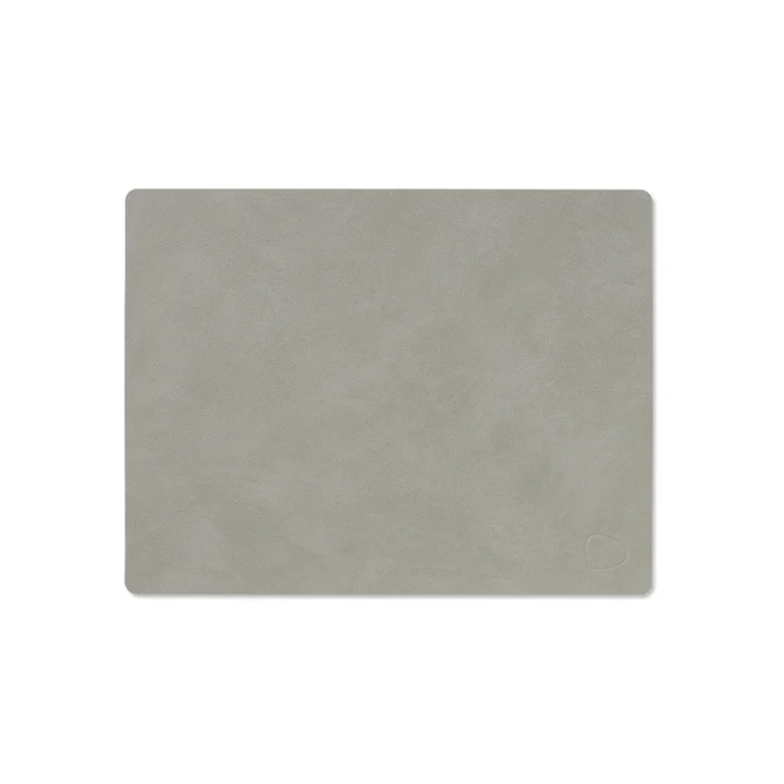 Lind DNA - Tischset Square M, 34.5 x 26.5 cm, Nupo hellgrau