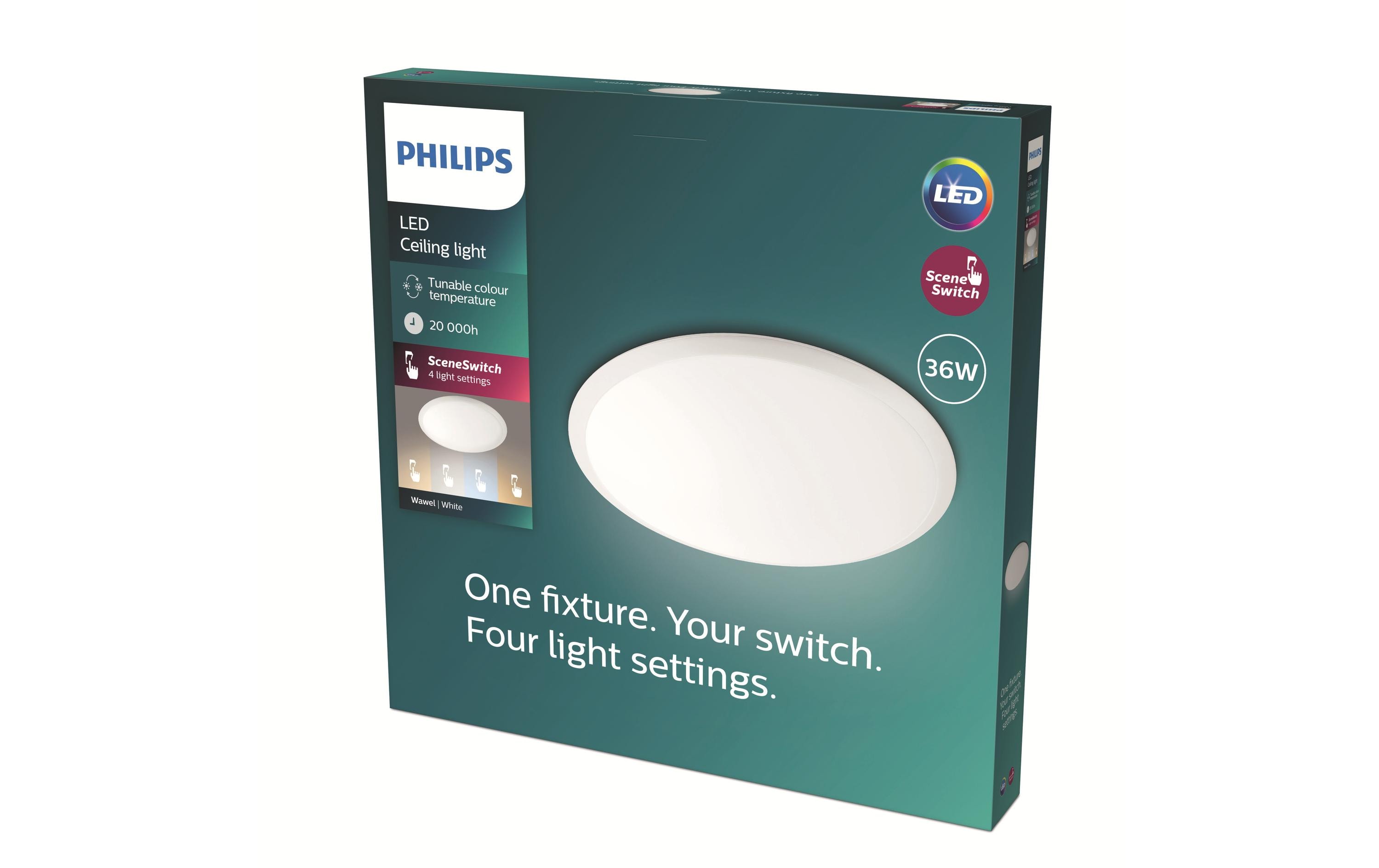 myLiving LED Deckenleuchte Wawel SceneSwitch, 3200 lm, WeissLED Deckenlampe