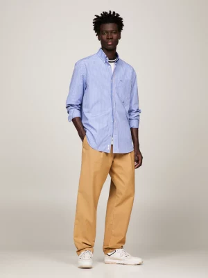 Camisa Premium Classics Listrada de Corte Regular