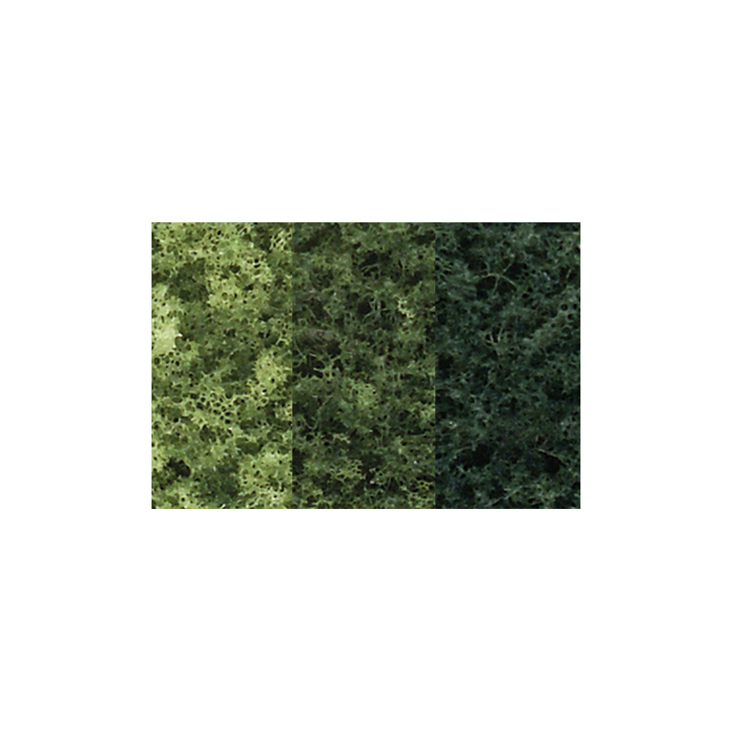 Woodland Scenics - Light, Medium and Dark Green : 13-18 cm