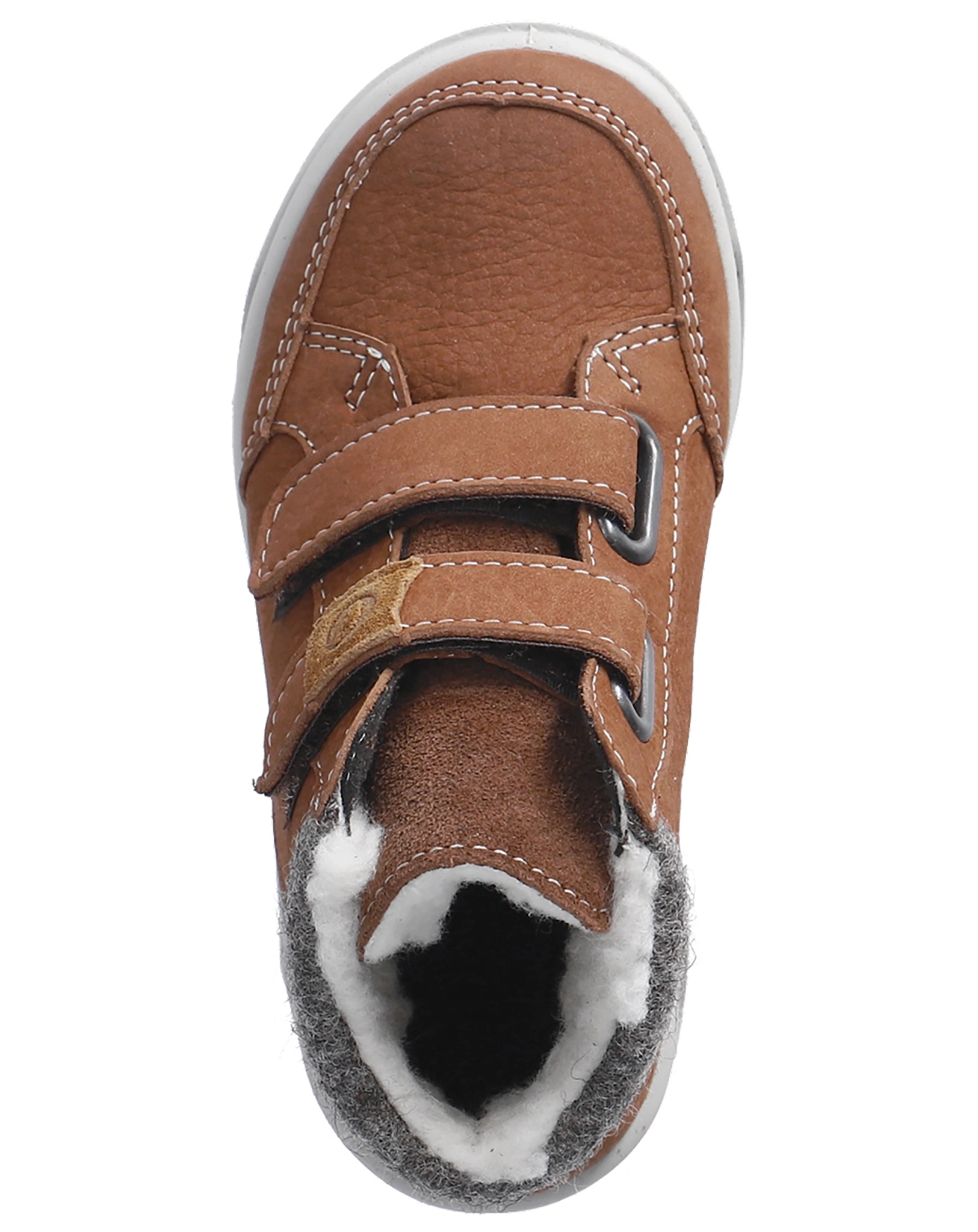 Lauflernboots LUAN gefüttert in curry/grau
