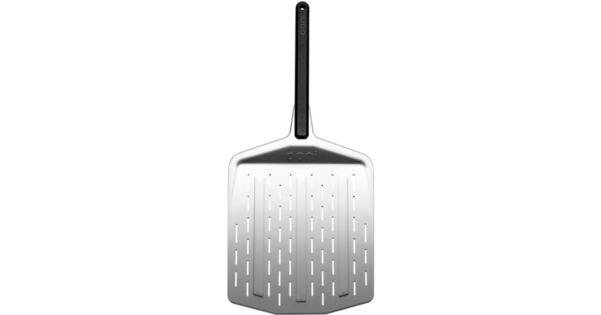 OoniPerforated Pizza Peel grillbestek  (Zilver/zwart, 14