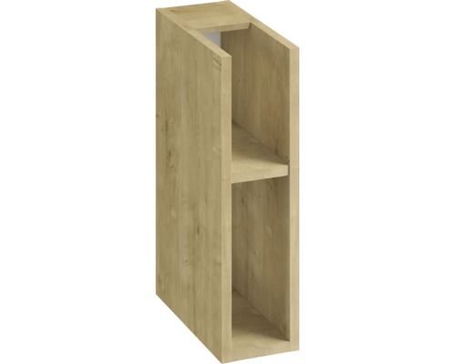Cersanit CITY wandplank, afmetingen (B x H x D): 20 x 72 x 44,7 cm, frontkleur: eiken